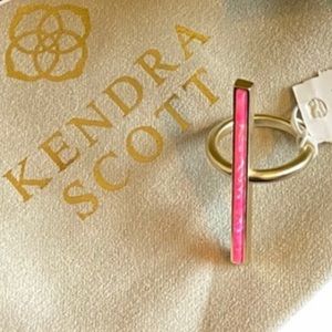 Kendra Scott Reggie Ring - Hot Pink Kyocera Opal